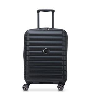 Delsey Shadow 5.0 55cm Slim 4-Wheel Cabin Case - Black