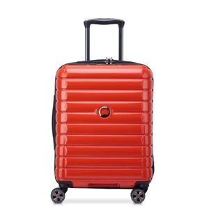 Delsey Shadow 5.0 55cm Slim 4-Wheel Cabin Case - Intense Red