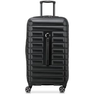 Delsey Shadow 5.0 75cm 4-Wheel Trunk Suitcase - Black