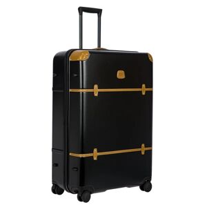 Bric's Bellagio 82cm 4-Wheel Extra Large Suitcase - Black/Tan