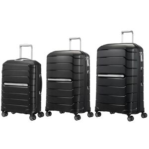 Samsonite Flux 3 Piece Suitcase Set - Black