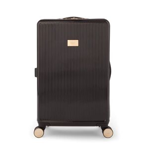 Dune London Olive 67cm 4-Wheel Medium Suitcase - Black Gloss