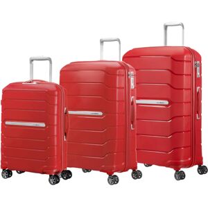 Samsonite Flux 3 Piece Suitcase Set - Red