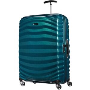 Samsonite Lite-Shock 75cm 4-Wheel Large Suitcase - Petrol Blue