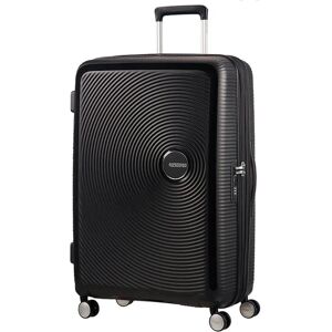 American Tourister Soundbox 67cm 4-Wheel Expandable Suitcase - Bass Black