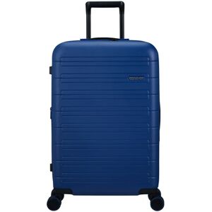 American Tourister Novastream 67cm 4-Wheel Medium Expandable Suitcase - Navy Blue