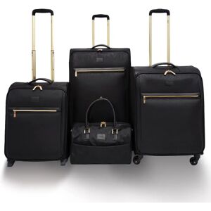 Dune London Taliia 4 Piece Luggage Set - Black