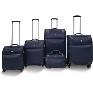 QUBEd Radian 5 Piece Luggage Set - Navy