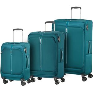 Samsonite Popsoda 3 Piece Spinner Suitcase Set - Teal