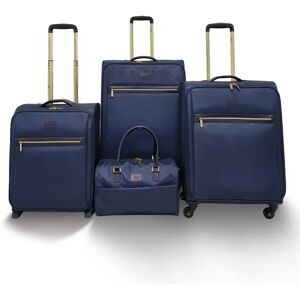 Dune London Taliia 4 Piece Luggage Set - Navy