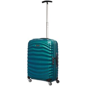 Samsonite Lite-Shock 55cm 4-Wheel Cabin Case - Petrol Blue