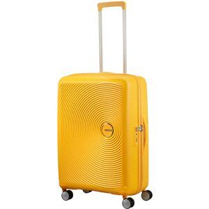 American Tourister Soundbox 67cm 4-Wheel Expandable Suitcase - Golden Yellow