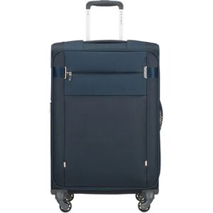 Samsonite Citybeat 66cm 4-Wheel Medium Expandable Suitcase - Navy Blue