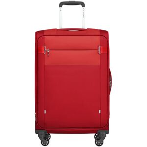 Samsonite Citybeat 66cm 4-Wheel Medium Expandable Suitcase - Red