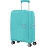 American Tourister Soundbox 55cm 4-Wheel Expandable Cabin Case - Poolside Blue