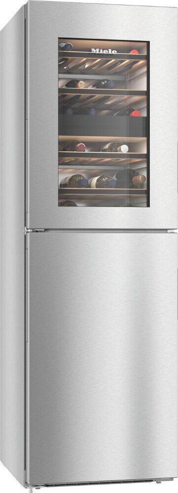 Miele KWNS28462E CleanSteel Freezer Frost Free Fridge