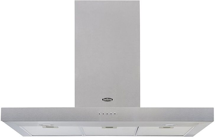 Belling Cookcentre Flat Stainless Steel 100cm Chimney Hood Belling Cookcentre Flat Stainless Steel 100cm Chimney Hood