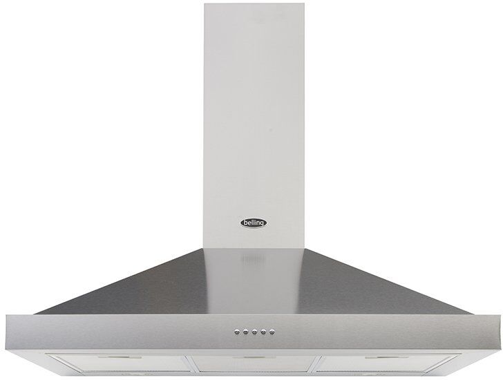Belling Cookcentre Stainless Steel 90cm Chimney Hood Belling Cookcentre Stainless Steel 90cm Chimney Hood