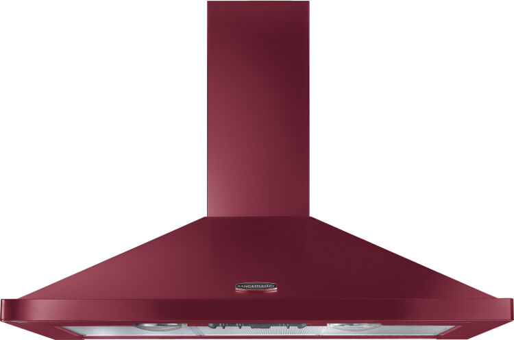 Rangemaster LEIHDC90CY/C Cranberry with Chrome Trim 90cm Chimney Hood Rangemaster LEIHDC90CY/C Cranberry with Chrome Trim 90cm Chimney Hood