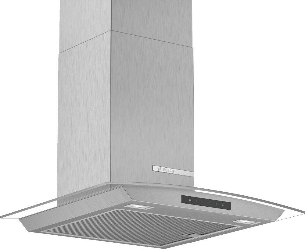 Bosch Serie 4 DWA66DM50B 60cm Chimney Hood - Stainless Steel Bosch Serie 4 DWA66DM50B 60cm Chimney Hood - Stainless Steel