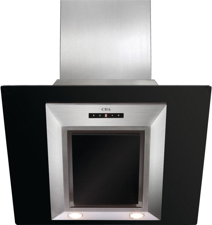 CDA EVG6BL 60cm Chimney Hood - Black CDA EVG6BL 60cm Chimney Hood - Black