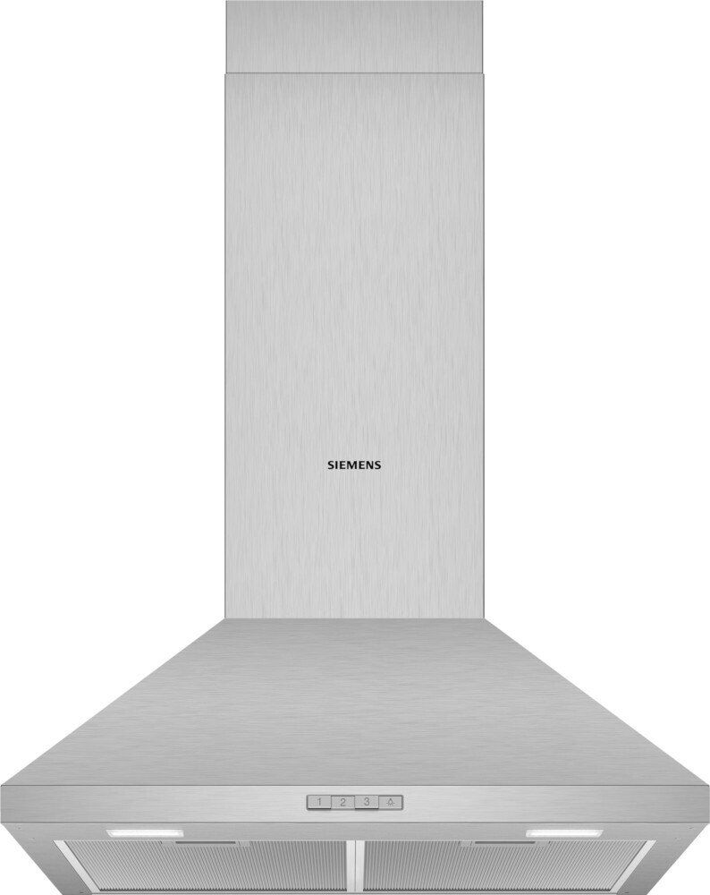 Siemens iQ100 LC64PBC50B 60cm Chimney Hood - Stainless Steel Siemens iQ100 LC64PBC50B 60cm Chimney Hood - Stainless Steel