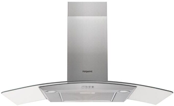 Hotpoint PHGC9.4FLMX 90cm Chimney Hood - Stainless Steel