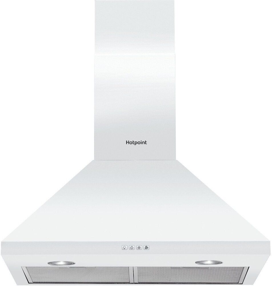 Hotpoint PHPC6.5FLMX 60cm Chimney Hood - White