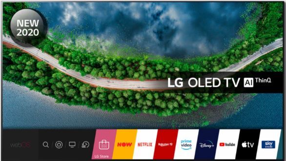 LG OLED55GX6LA.AEK 55" OLED 4K Smart Television - Grey