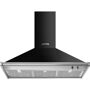 Smeg Opera KD100HNE Black 100cm Chimney Hood