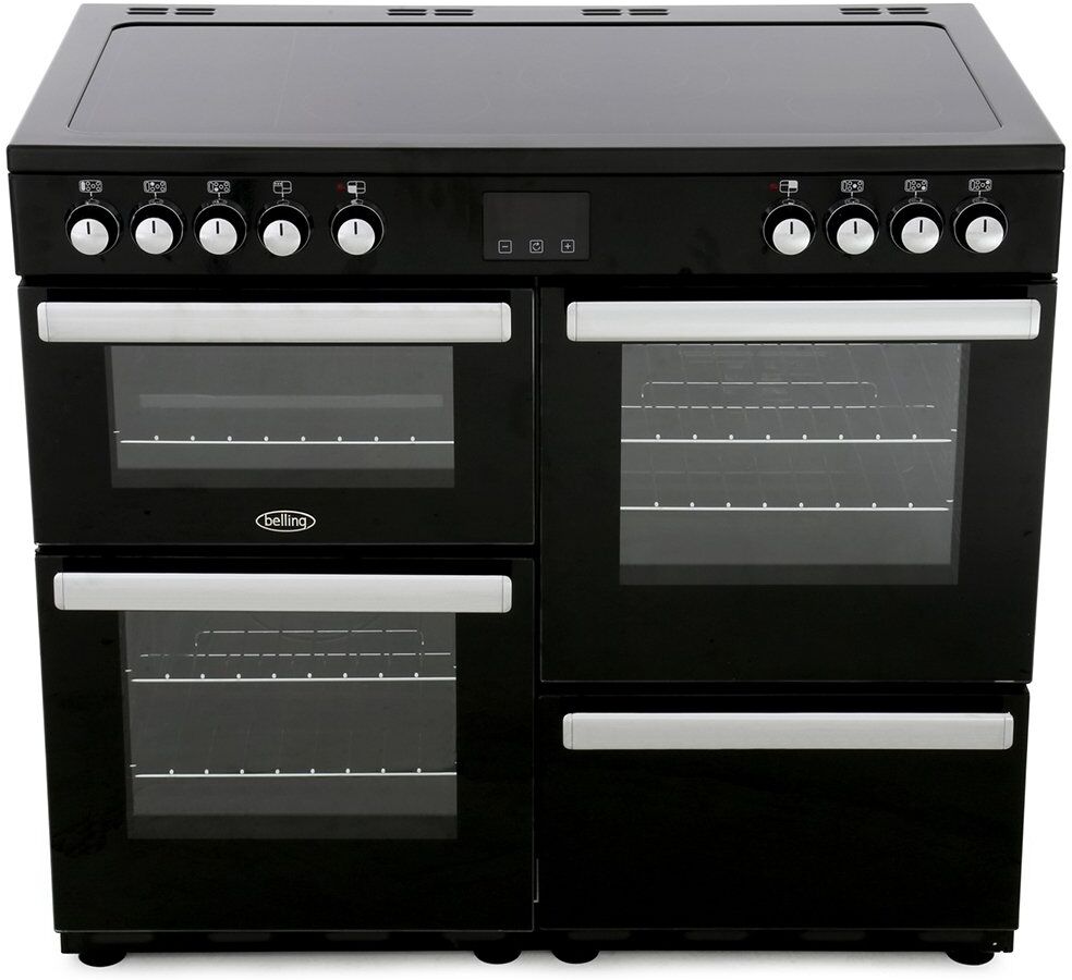 Belling Cookcentre 100E Black 100cm Electric Ceramic Range Cooker Belling Cookcentre 100E Black 100cm Electric Ceramic Range Cooker