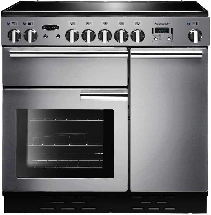 Rangemaster PROP90ECSS/C Professional Plus Stainless Steel 90cm Electric Range Cooker Rangemaster PROP90ECSS/C Professional Plus Stainless Steel 90cm Electric Range Cooker