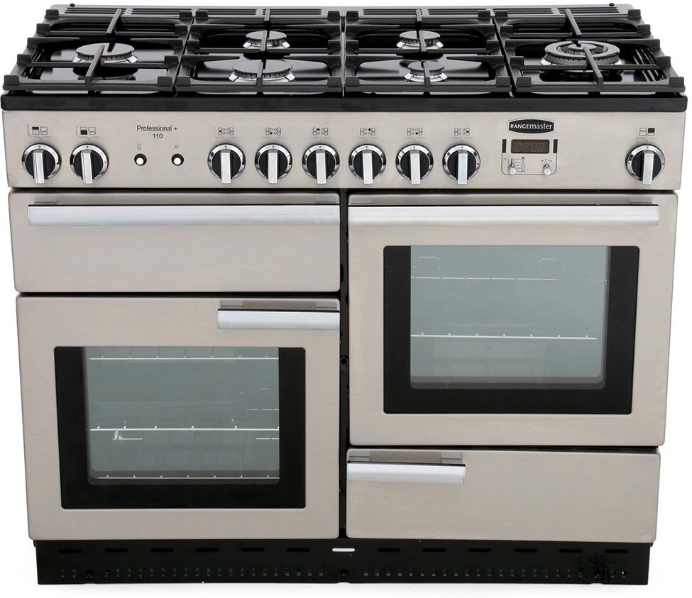Rangemaster PROP110NGFSS/C Professional Plus Stainless Steel 110cm Gas Range Cooker Rangemaster PROP110NGFSS/C Professional Plus Stainless Steel 110cm Gas Range Cooker