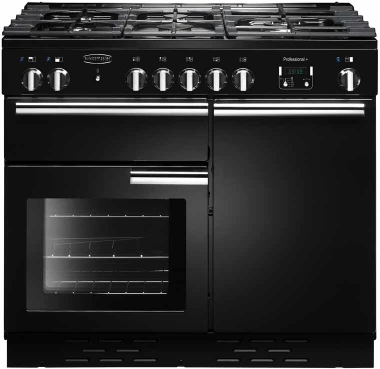 Rangemaster PROP100DFFGB/C Professional Plus Black 100cm Dual Fuel Range Cooker Rangemaster PROP100DFFGB/C Professional Plus Black 100cm Dual Fuel Range Cooker