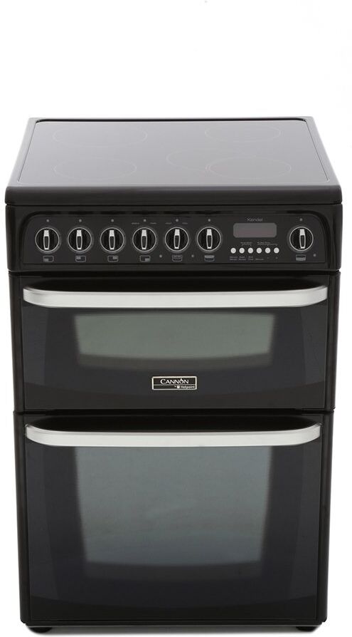 Cannon Kendal CH60EKKS Ceramic Electric Cooker with Double Oven