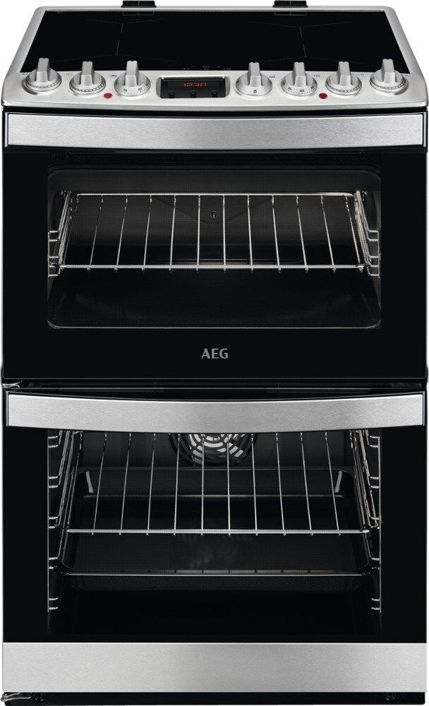 AEG CIB6730ACM SteamBake Induction Electric Cooker with Double Oven