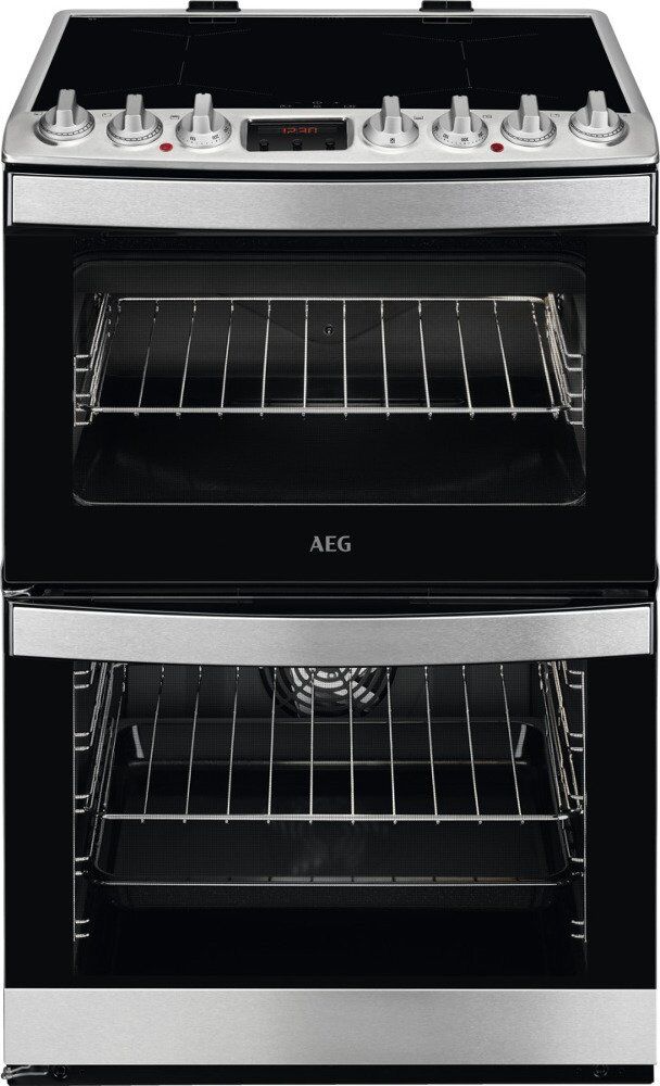 AEG CIB6730ACM SteamBake Induction Electric Cooker with Double Oven AEG CIB6730ACM SteamBake Induction Electric Cooker with Double Oven