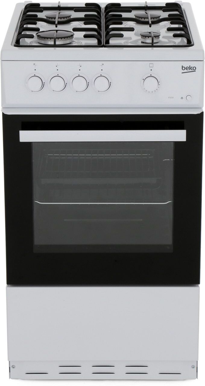 Beko ESG50W Gas Cooker with Single Oven - White