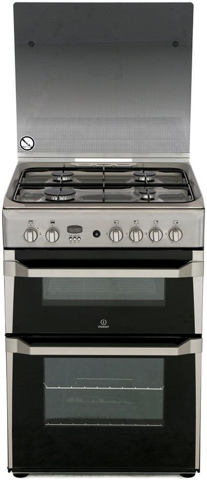 Indesit ID60G2(X) Gas Cooker with Double Oven - Stainless Steel Indesit ID60G2(X) Gas Cooker with Double Oven - Stainless Steel