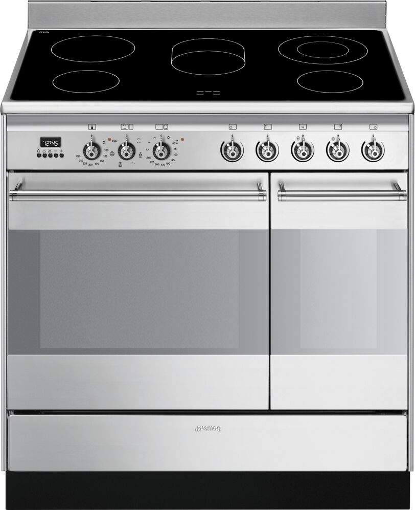 Smeg Concert SUK92CMX9 90cm Electric Ceramic Range Cooker Smeg Concert SUK92CMX9 90cm Electric Ceramic Range Cooker