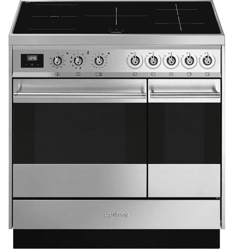 Smeg Symphony SY92IPX9 90cm Electric Induction Range Cooker Smeg Symphony SY92IPX9 90cm Electric Induction Range Cooker