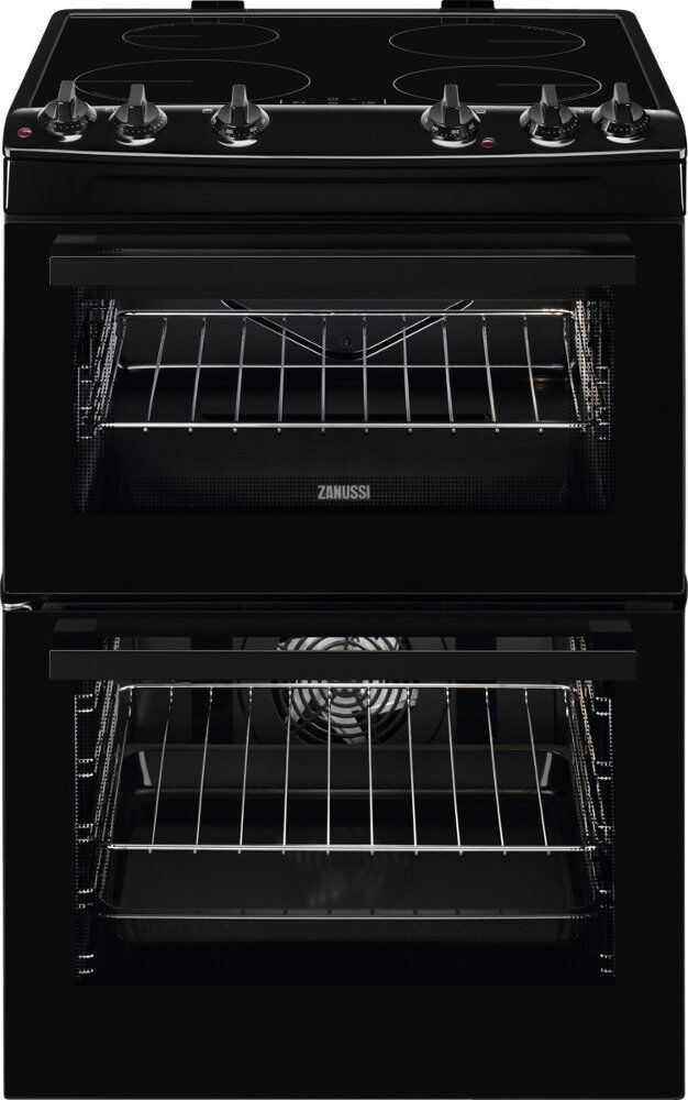 Zanussi ZCI66050BA Induction Electric Cooker with Double Oven - Black Zanussi ZCI66050BA Induction Electric Cooker with Double Oven - Black