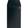 Smeg D4B-1 45cm Slimline Dishwasher - Black