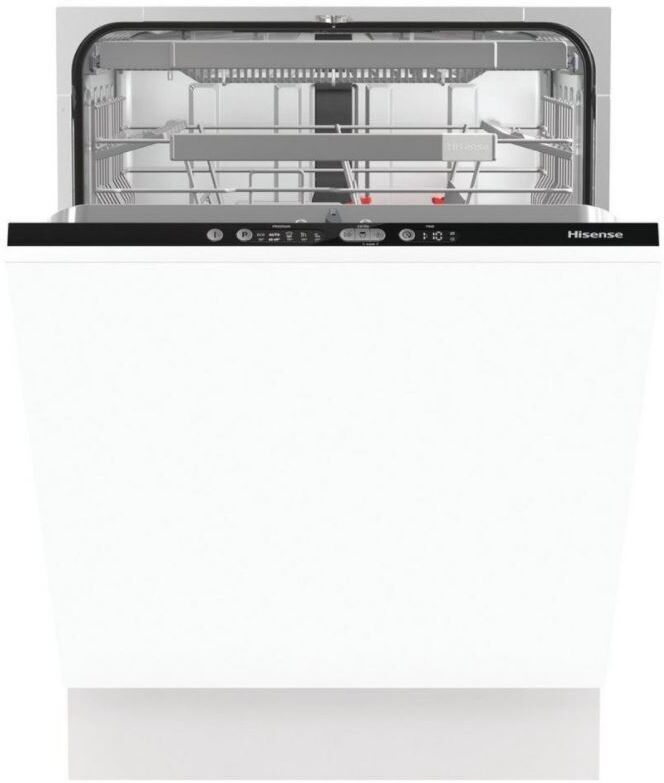 Hisense HV671C60UK Built In Fully Integrated Dishwasher - Black