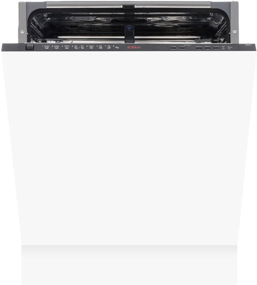 CDA WC371 Built In Fully Integrated Dishwasher - Black