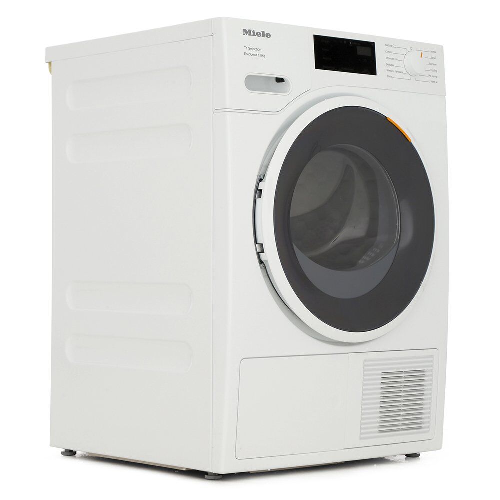 Miele TSF643 WP Lotus White Condenser Dryer with Heat Pump Technology