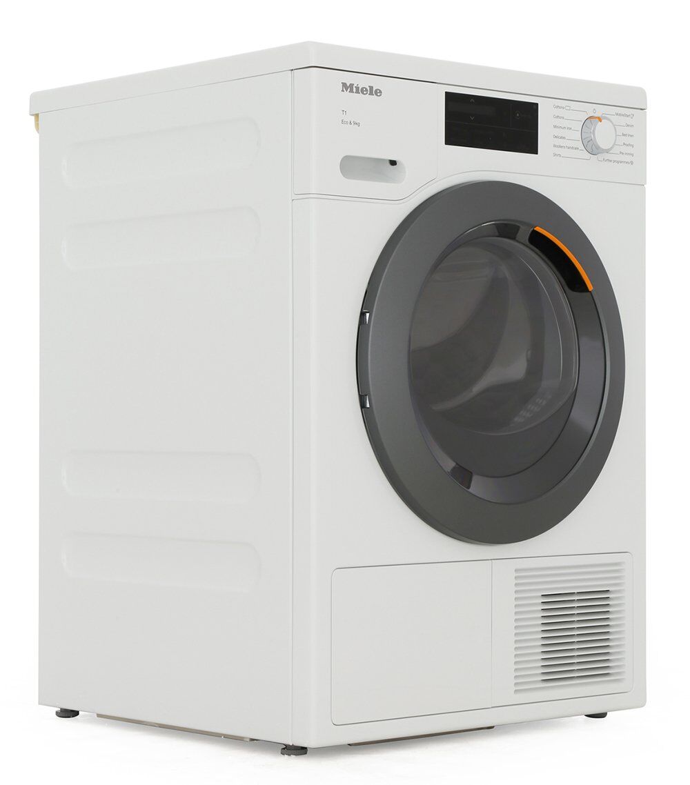 Miele TCJ660 WP Lotus White Condenser Dryer with Heat Pump Technology