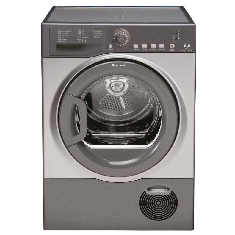 Hotpoint TCFS 83B GG.9 (UK) Condenser Dryer - Grey Hotpoint TCFS 83B GG.9 (UK) Condenser Dryer - Grey