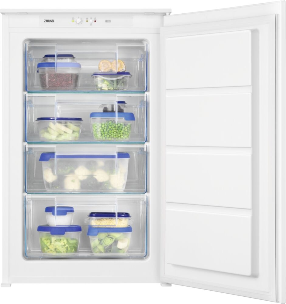 Zanussi ZUAN88ES Low Frost Built In Freezer - White Zanussi ZUAN88ES Low Frost Built In Freezer - White