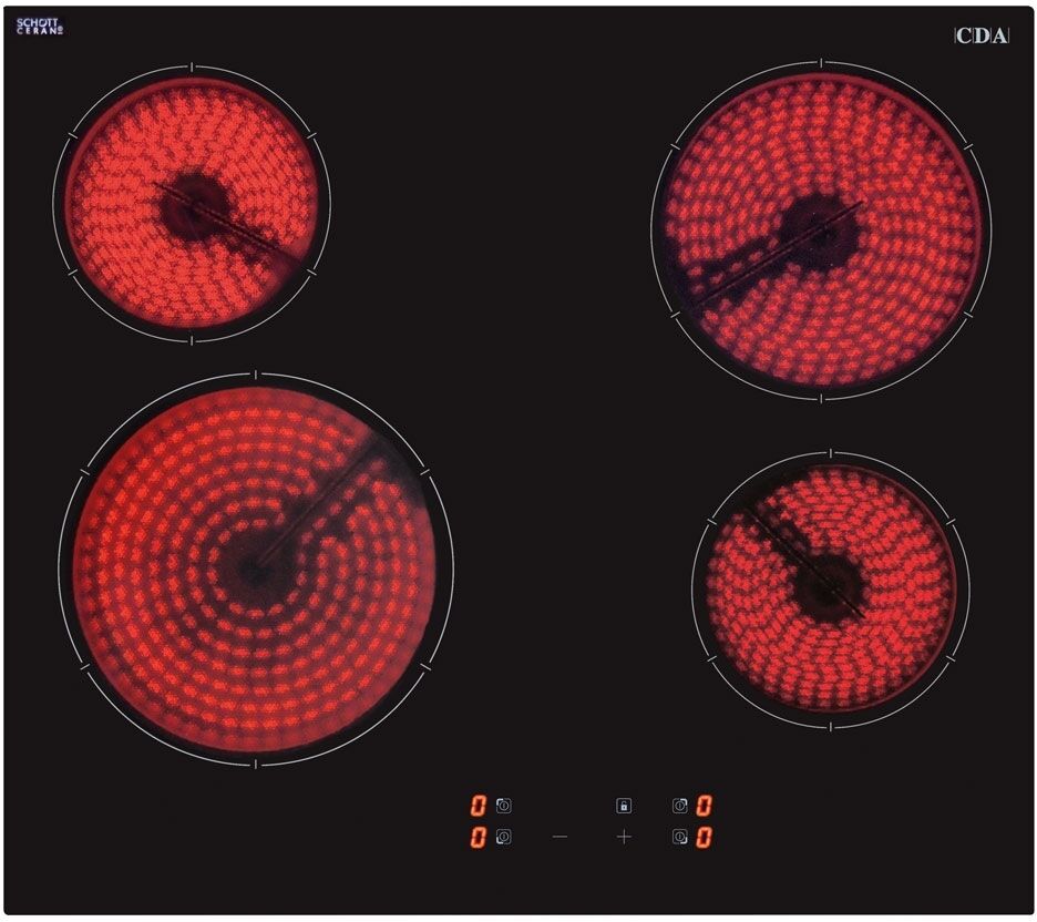 CDA HC6621FR Ceramic Hob - Black CDA HC6621FR Ceramic Hob - Black